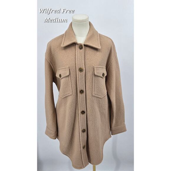 Aritzia Wilfred Free The Ganna Shirt Jacket - Picture 1 of 9
